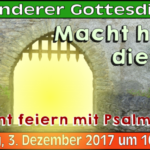 Mehr über den Artikel erfahren Macht hoch die Tür!