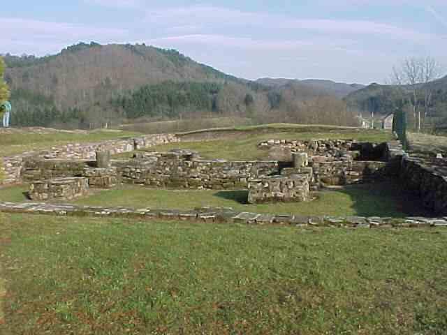 Ruinen von Kloster Annegray