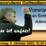 Mehr über den Artikel erfahren „Das ist unfair“ – Vorwürfe an Gottes Adresse